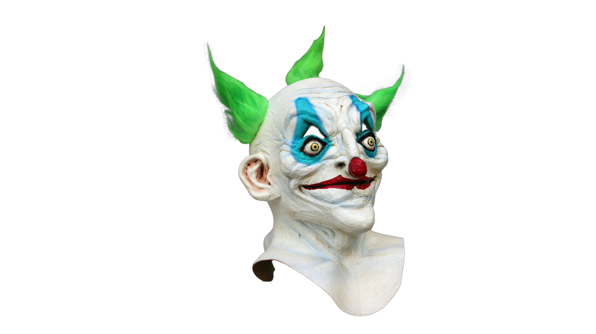 Máscara Viejo Payaso Ghoulish - Disfraz de Látex, Peluche para Halloween y Día de Muertos