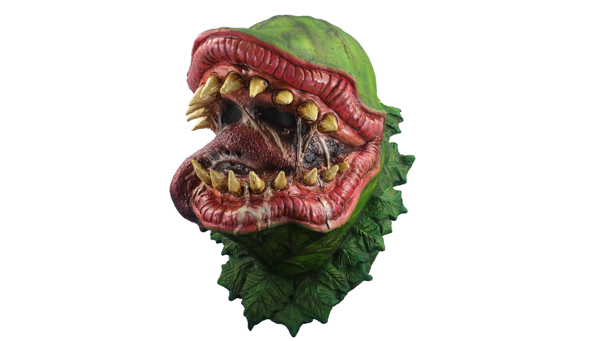 Máscara Mutante Carnivorous Plant Ghoulish - Disfraz de Látex para Halloween y Día de Muertos