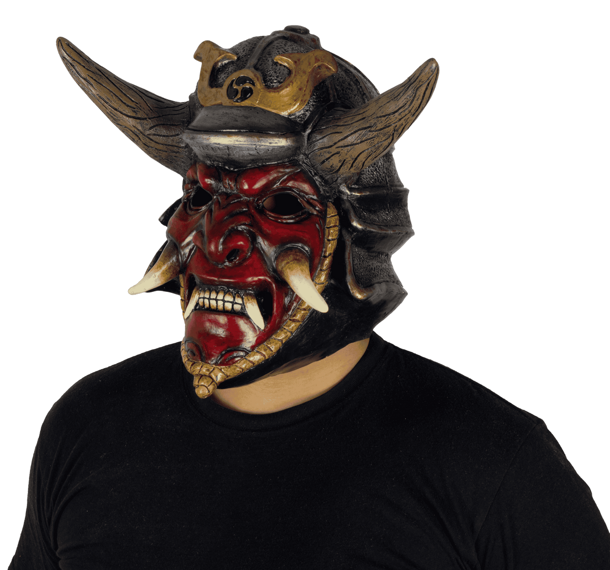 Máscara Poseído Samurai Ghoulish - Disfraz de Látex para Halloween y Día de Muertos