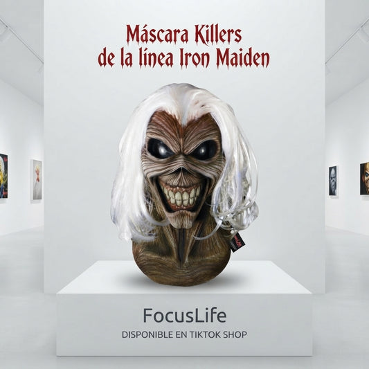 Máscara De Látex Eddie Killers Iron Maiden Licenciada Para Disfraz Y Halloween