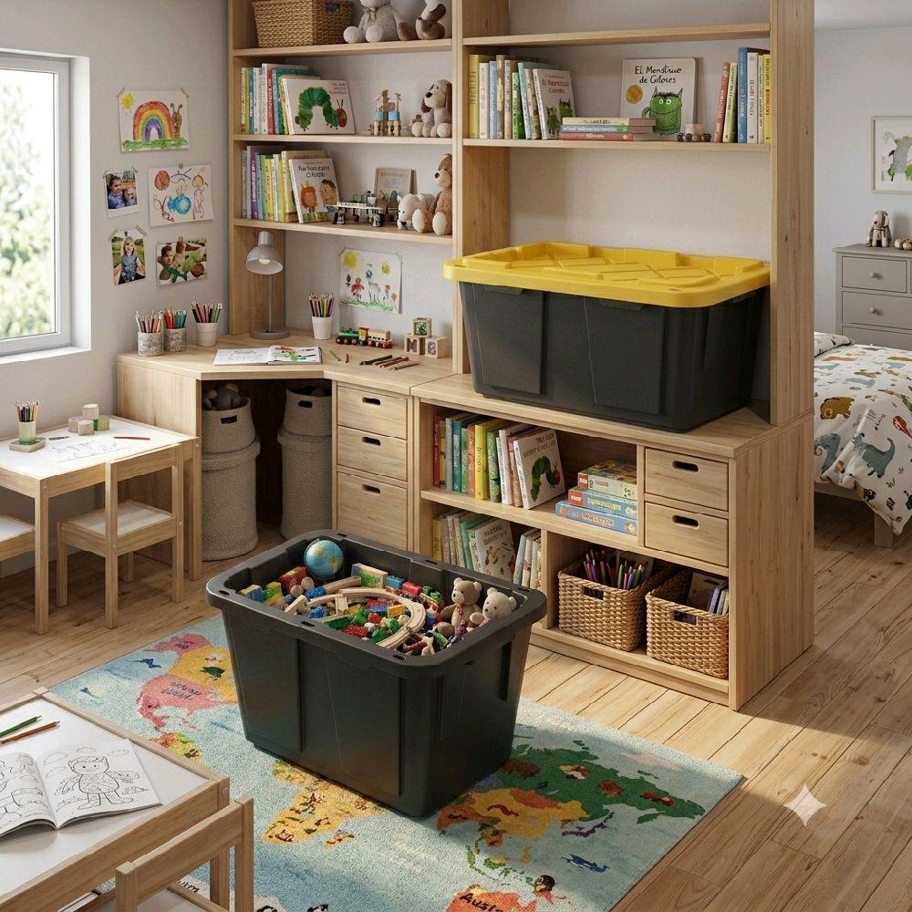 GreenMade Caja Organizadora de 45.42 Litros para Almacenamiento Eficiente y Ordenado