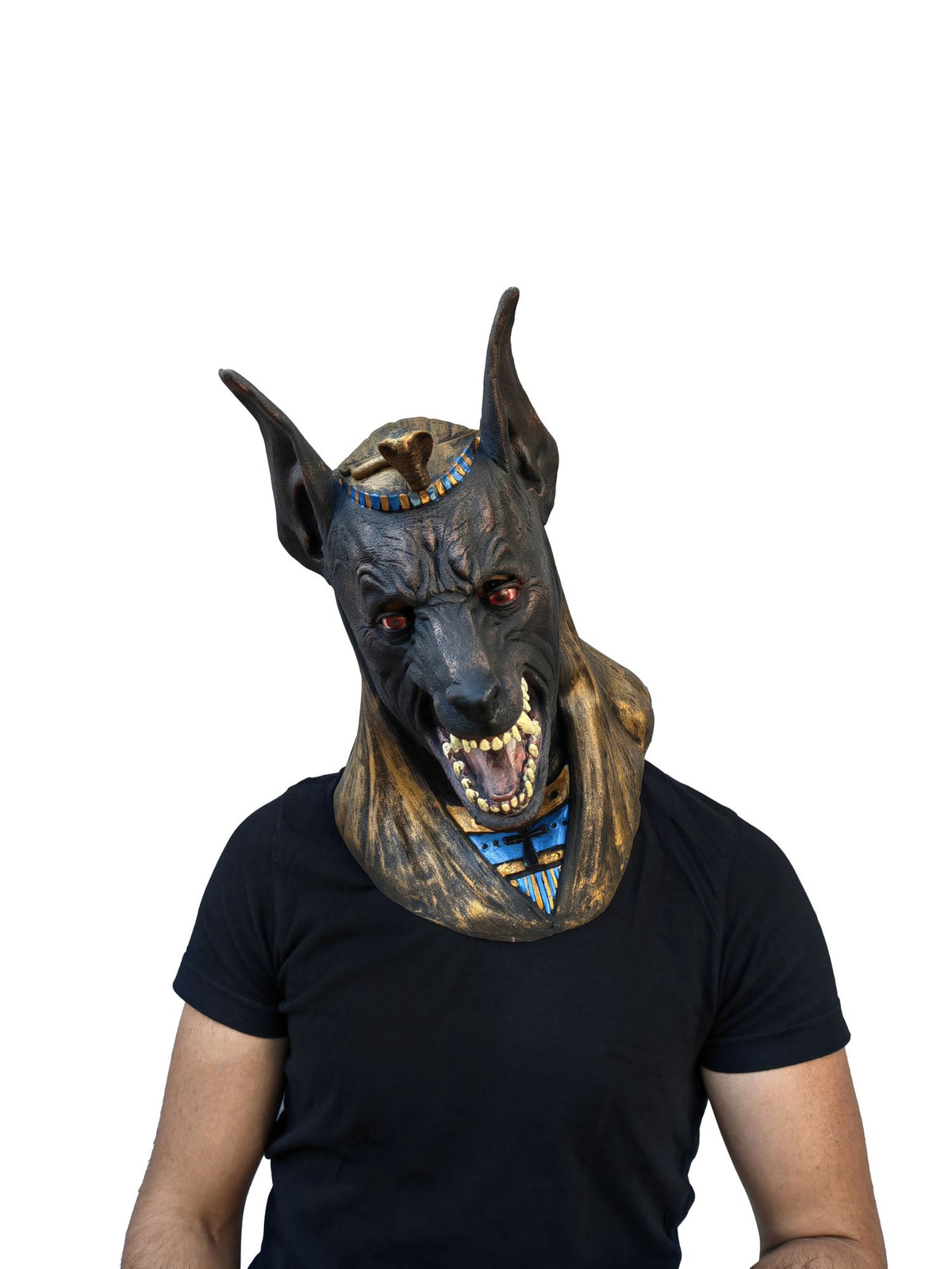 Máscara Anubis Ghoulish - Disfraz de Látex para Halloween y Día de Muertos
