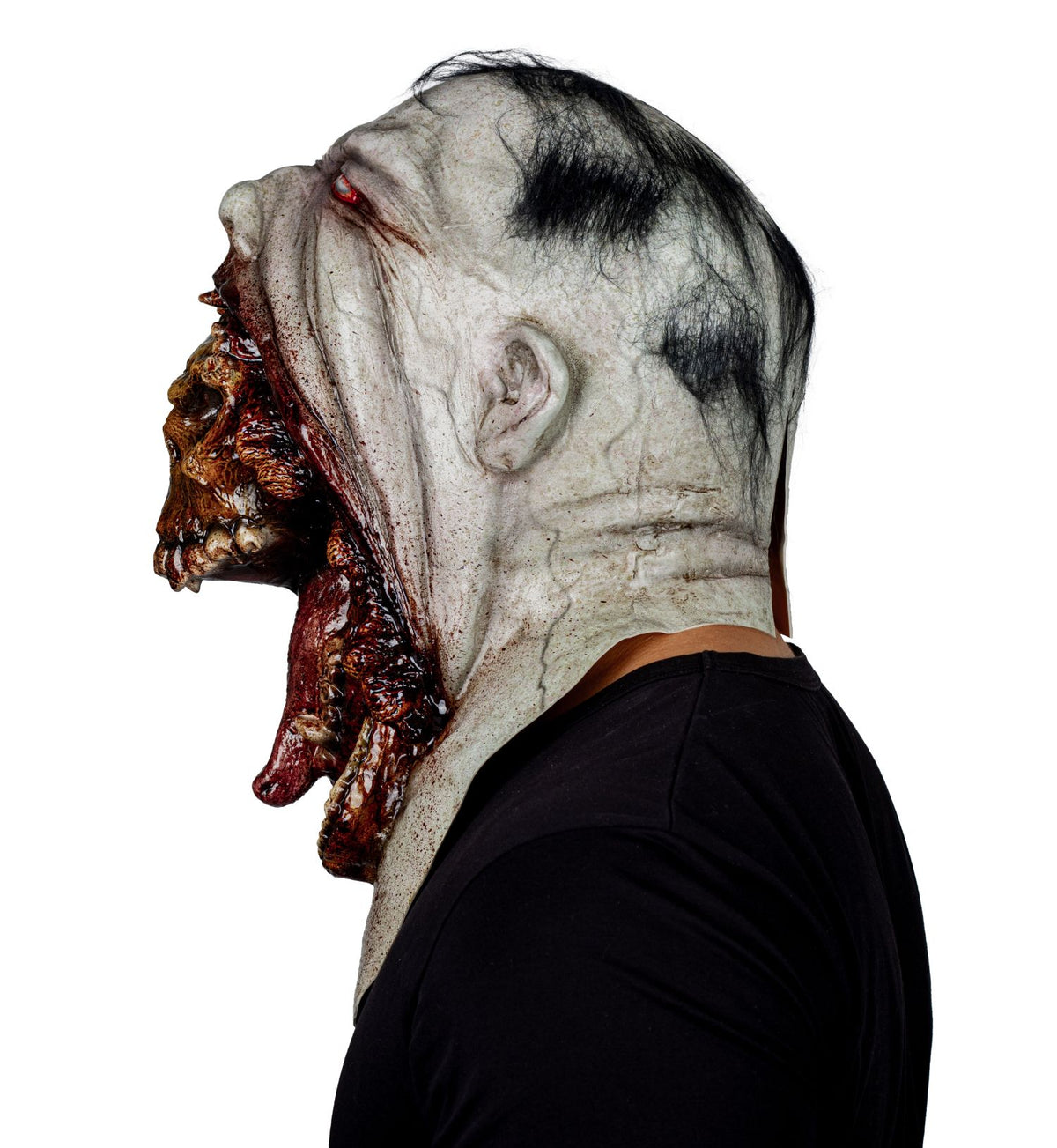 Máscara Blurp Difunto Ghoulish - Disfraz de Látex, Pelox para Halloween y Día de Muertos