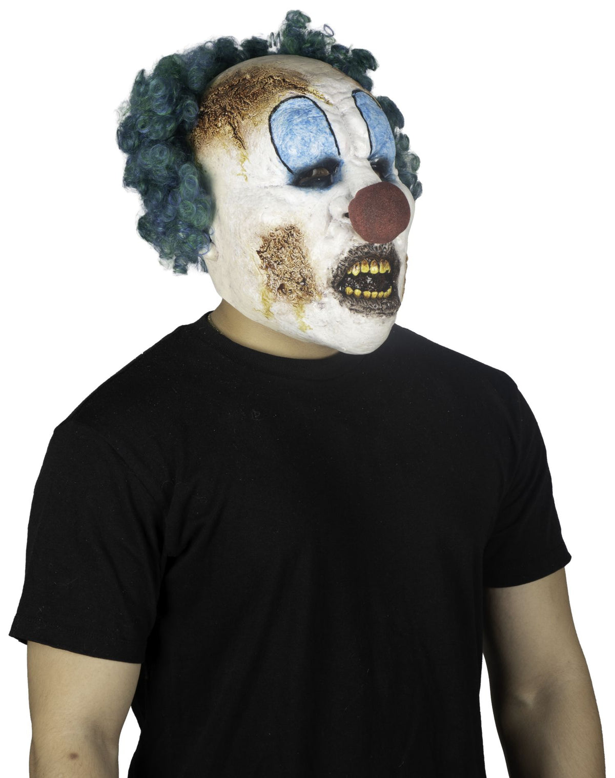 Máscara Crispy Ghoulish - Disfraz de Látex, Multifilamento rizo para Halloween y Día de Muertos
