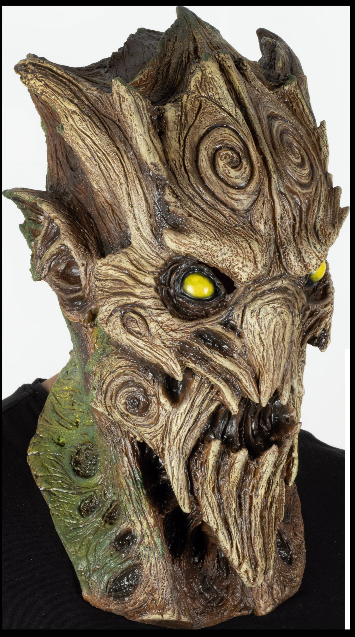Máscara Madera Espíritu Hombre Ghoulish - Disfraz de Látex para Halloween y Día de Muertos