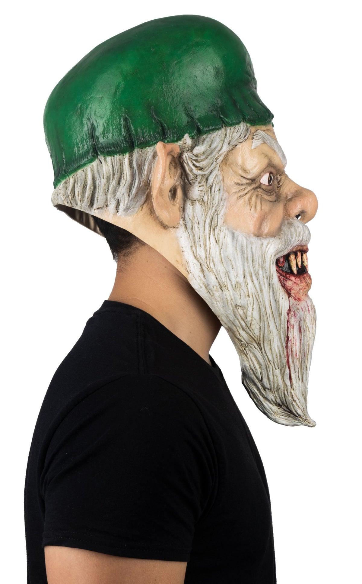Máscara Malvado Gnome Ghoulish - Disfraz de Látex para Halloween y Día de Muertos