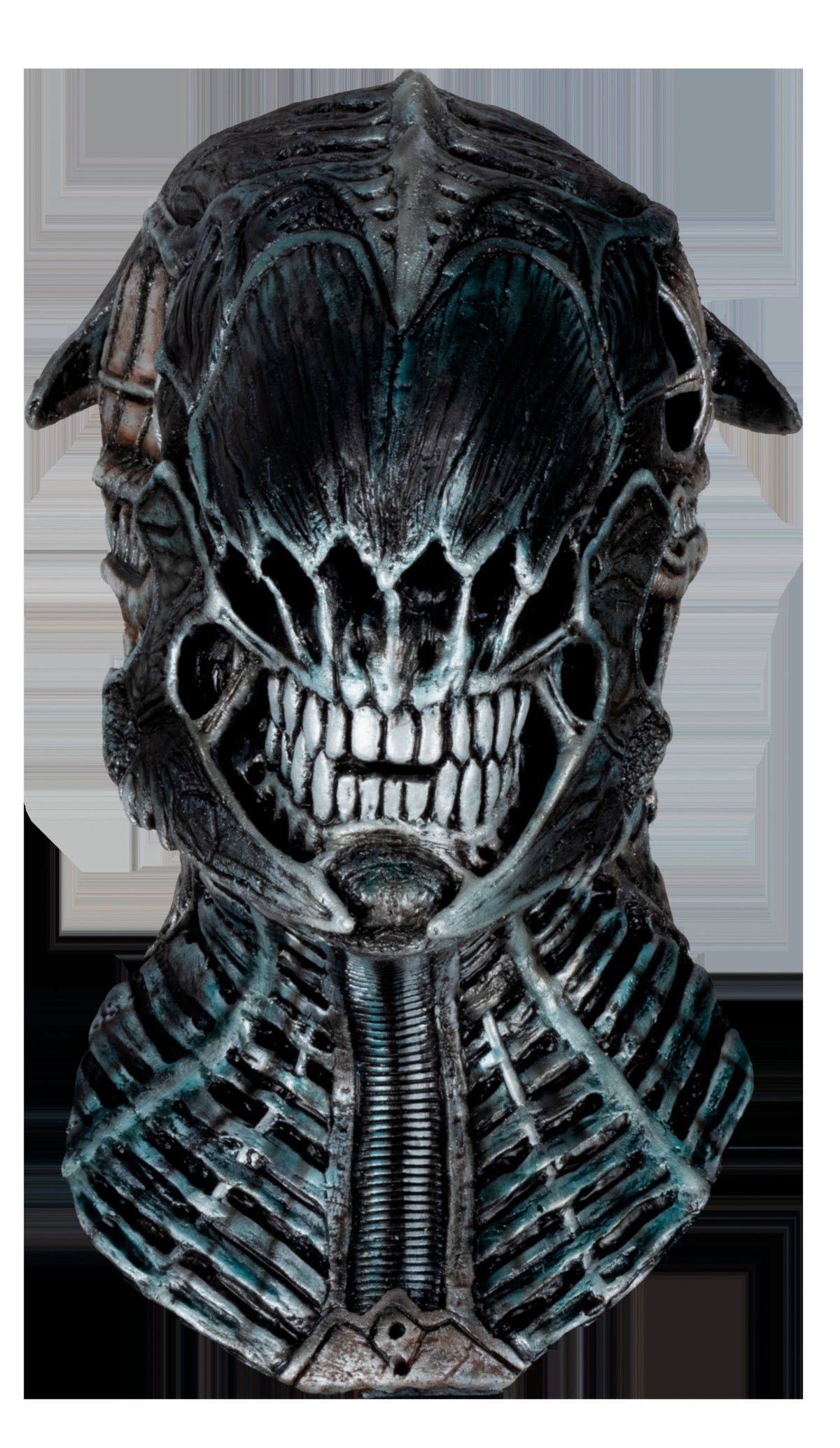Máscara Necro Sentinel Ghoulish - Disfraz de Látex para Halloween y Día de Muertos