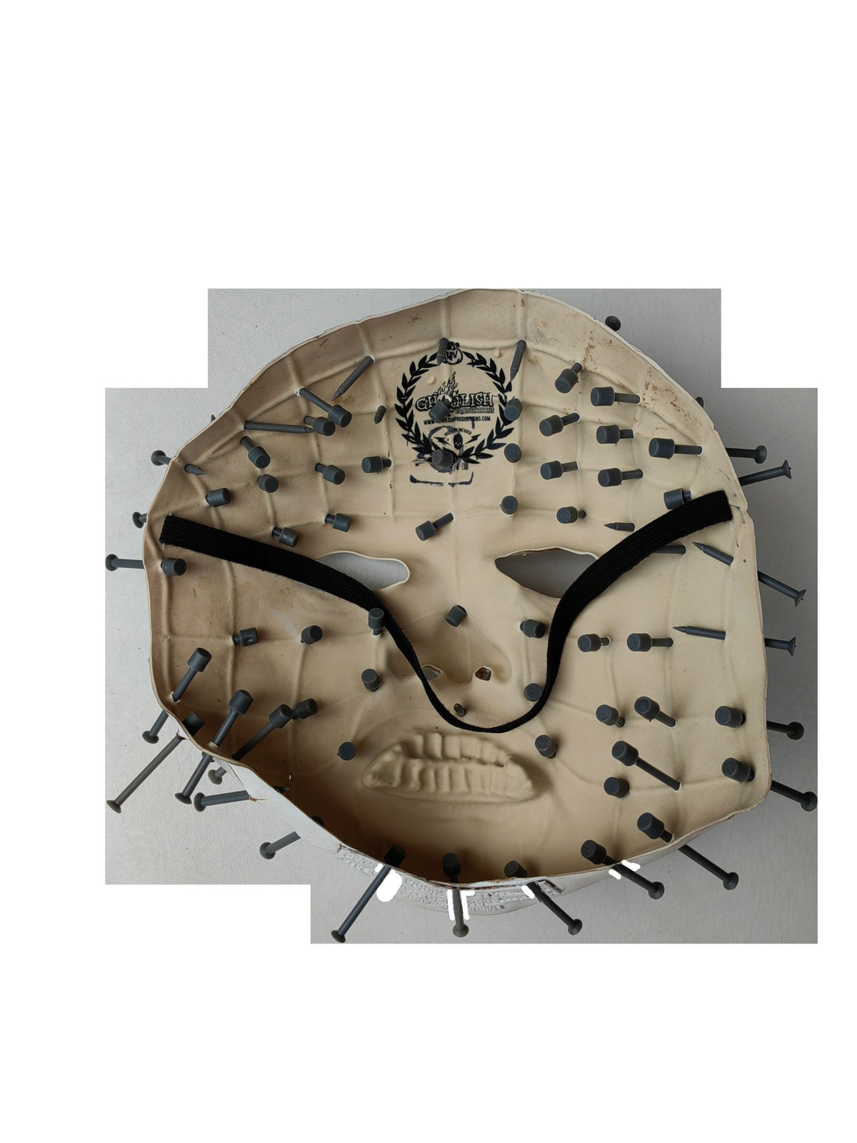 Máscara Pinhead Cara Máscara Ghoulish - Disfraz de Látex para Halloween y Día de Muertos