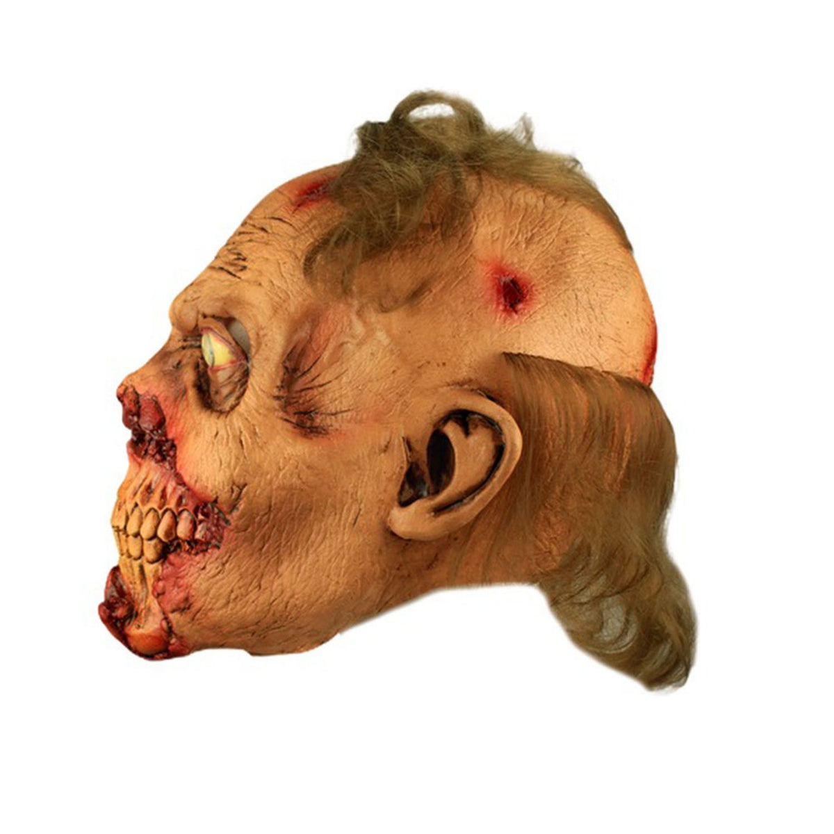 Máscara Podrido Gums Ghoulish - Disfraz de Látex, Multifilamento rizo para Halloween y Día de Muertos