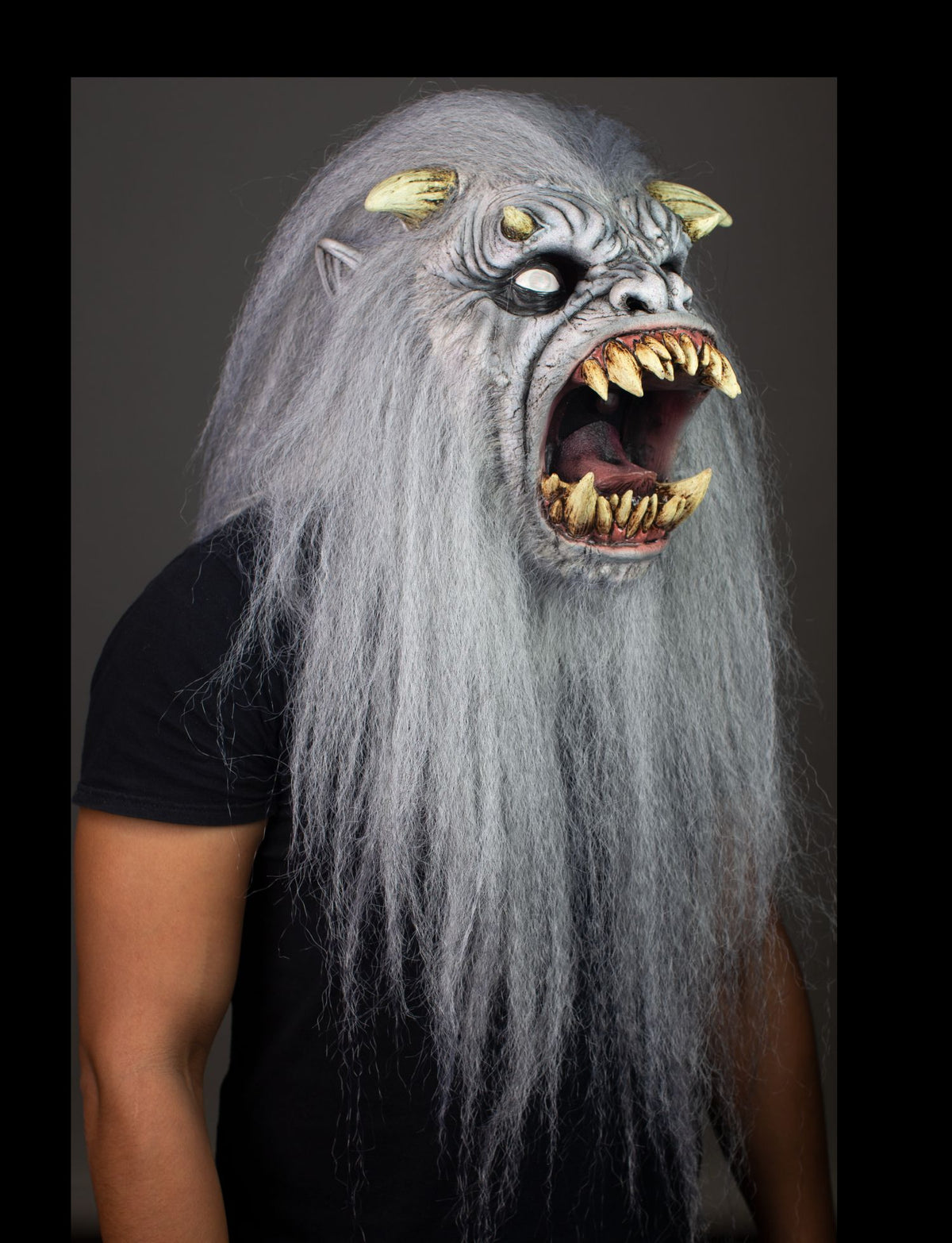 Máscara Yeti Ghoulish - Disfraz de Látex, Kanekalon para Halloween y Día de Muertos
