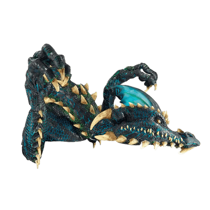Máscara Smolder Negro Dragón Ghoulish - Disfraz de Látex para Halloween y Día de Muertos