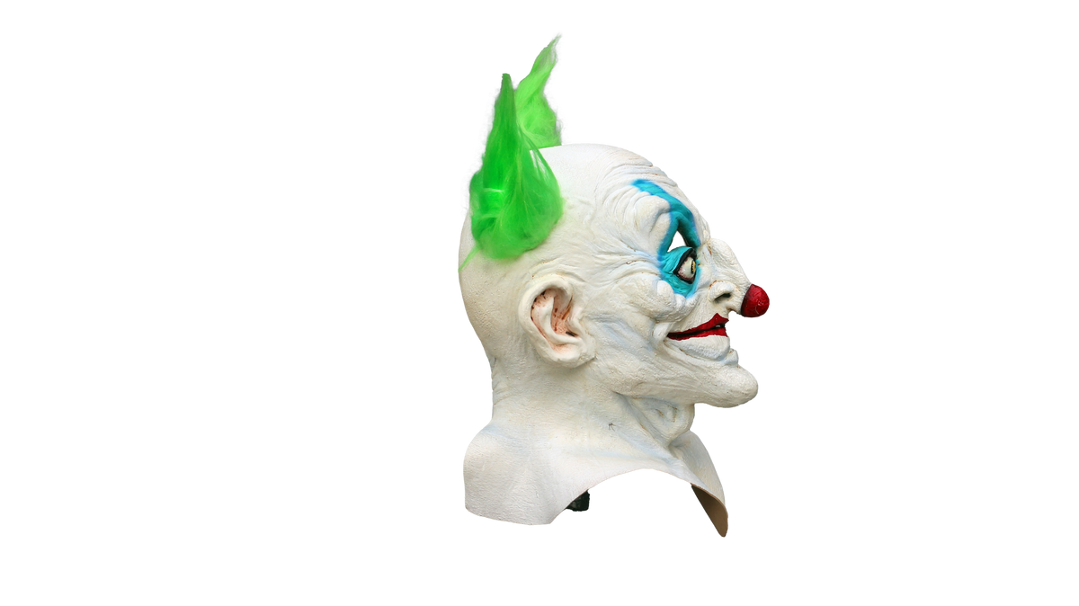 Máscara Viejo Payaso Ghoulish - Disfraz de Látex, Peluche para Halloween y Día de Muertos