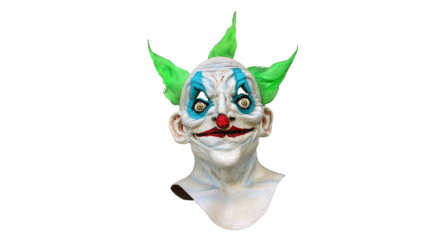 Máscara Viejo Payaso Ghoulish - Disfraz de Látex, Peluche para Halloween y Día de Muertos