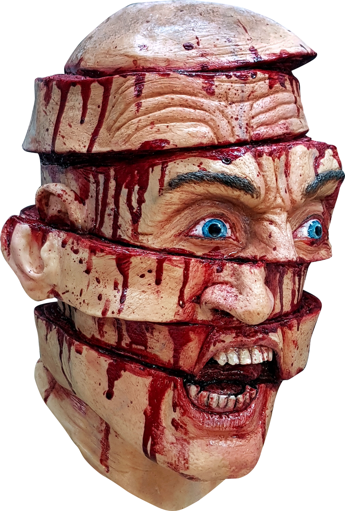 Máscara Rebanado Ghoulish - Disfraz de Látex para Halloween y Día de Muertos