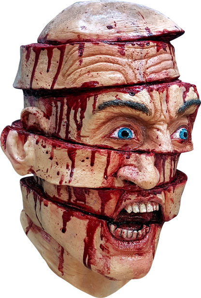 Máscara Rebanado Ghoulish - Disfraz de Látex para Halloween y Día de Muertos