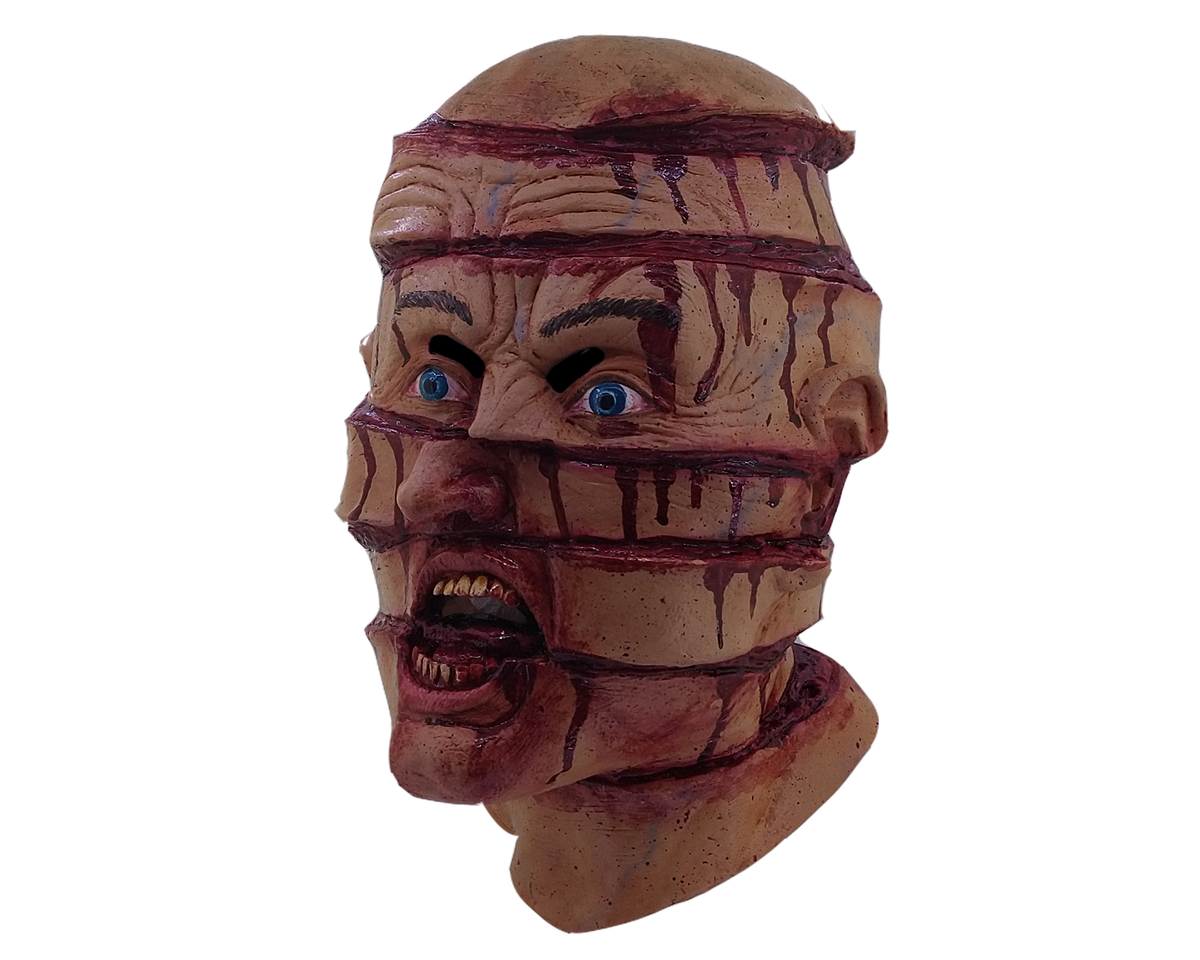 Máscara Rebanado Ghoulish - Disfraz de Látex para Halloween y Día de Muertos