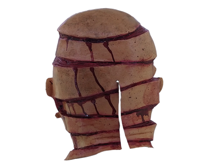 Máscara Rebanado Ghoulish - Disfraz de Látex para Halloween y Día de Muertos