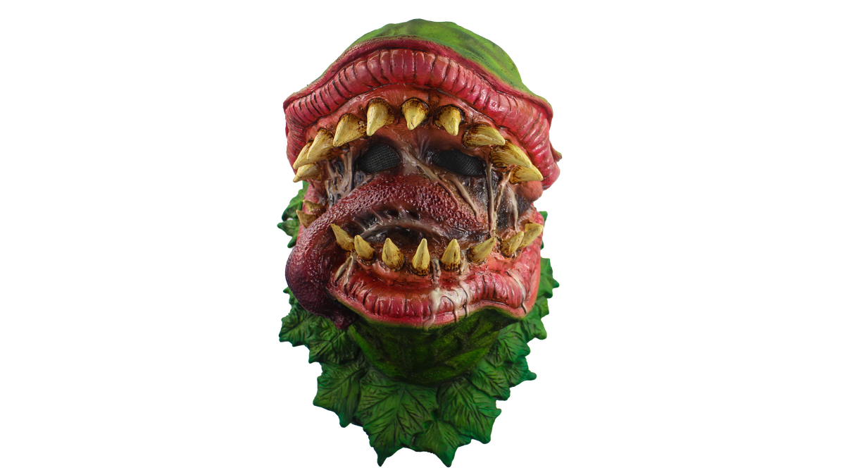 Máscara Mutante Carnivorous Plant Ghoulish - Disfraz de Látex para Halloween y Día de Muertos