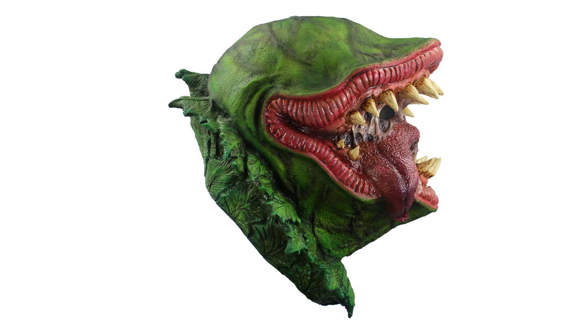 Máscara Mutante Carnivorous Plant Ghoulish - Disfraz de Látex para Halloween y Día de Muertos