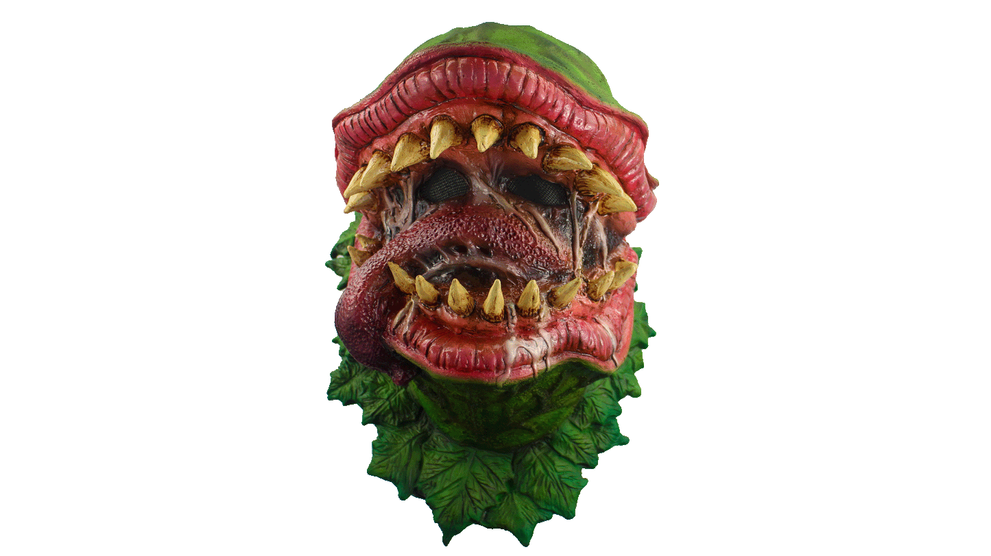 Máscara Mutante Carnivorous Plant Ghoulish - Disfraz de Látex para Halloween y Día de Muertos