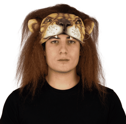 Accesorio "Lion Helmet" Caretas Rev - Ideal para Disfraz, Halloween y Día de Muertos
