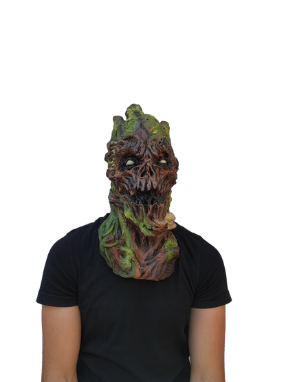 Máscara Madera Monstruo Ghoulish - Disfraz de Látex para Halloween y Día de Muertos