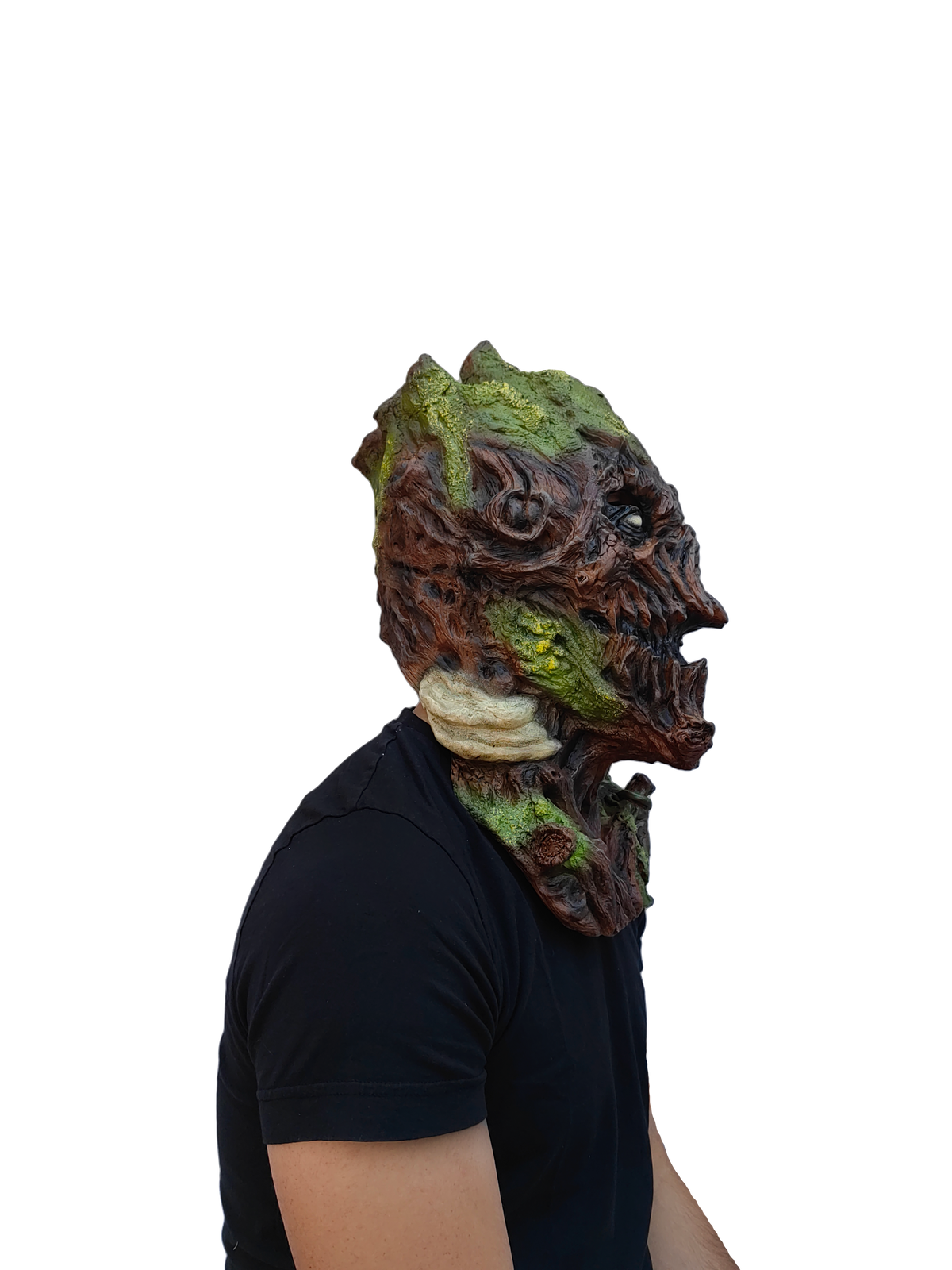 Máscara Madera Monstruo Ghoulish - Disfraz de Látex para Halloween y Día de Muertos