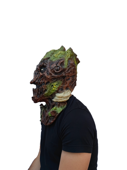 Máscara Madera Monstruo Ghoulish - Disfraz de Látex para Halloween y Día de Muertos