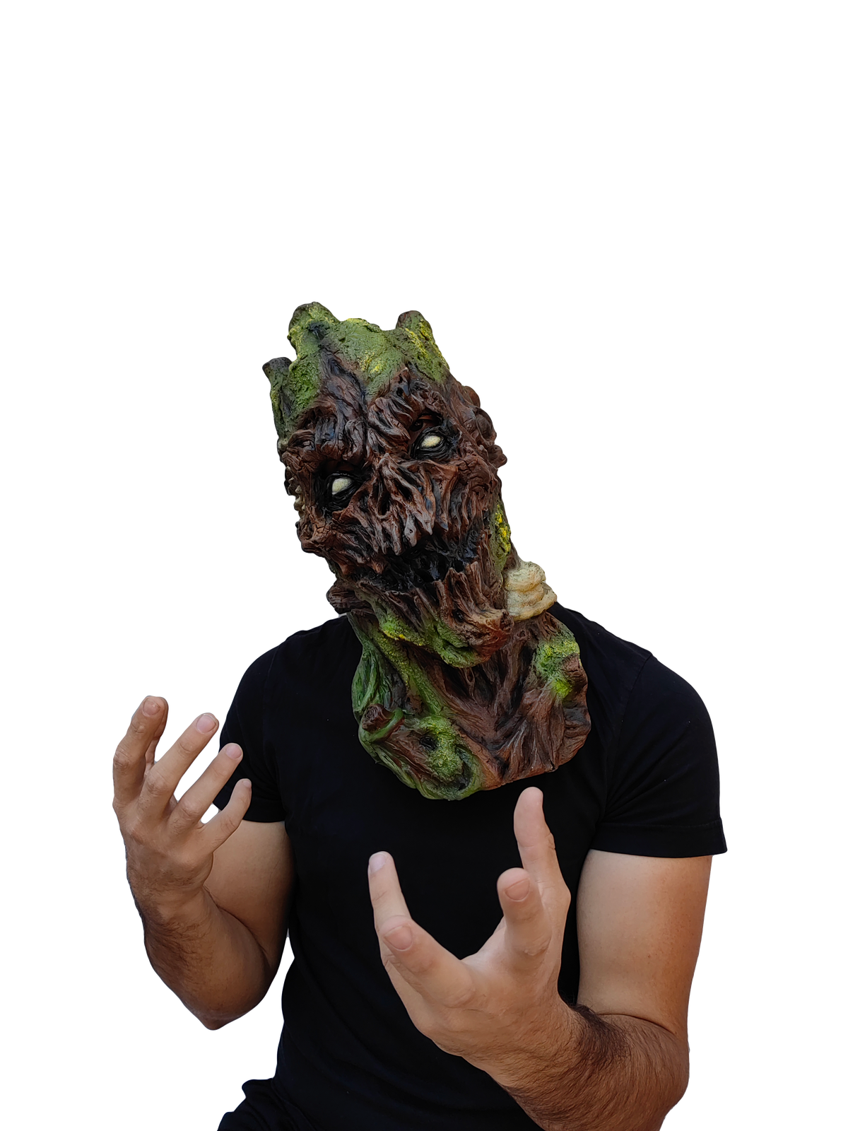 Máscara Madera Monstruo Ghoulish - Disfraz de Látex para Halloween y Día de Muertos