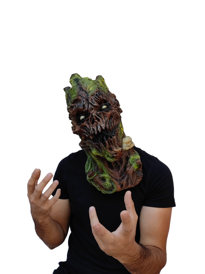 Máscara Madera Monstruo Ghoulish - Disfraz de Látex para Halloween y Día de Muertos