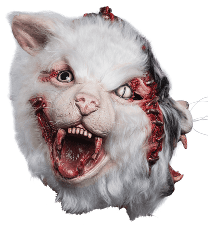 Máscara C.T 085 Laboratorio Gato Ghoulish - Disfraz de Látex, Pelox para Halloween y Día de Muertos