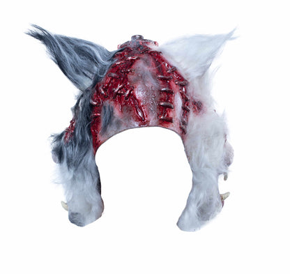 Máscara C.T 085 Laboratorio Gato Ghoulish - Disfraz de Látex, Pelox para Halloween y Día de Muertos