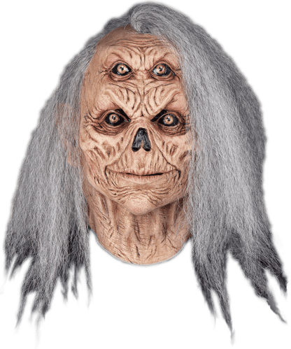 Máscara Malvado Bruja Ojos Ghoulish - Disfraz de Látex, Kanekalon para Halloween y Día de Muertos