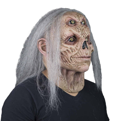 Máscara Malvado Bruja Ojos Ghoulish - Disfraz de Látex, Kanekalon para Halloween y Día de Muertos