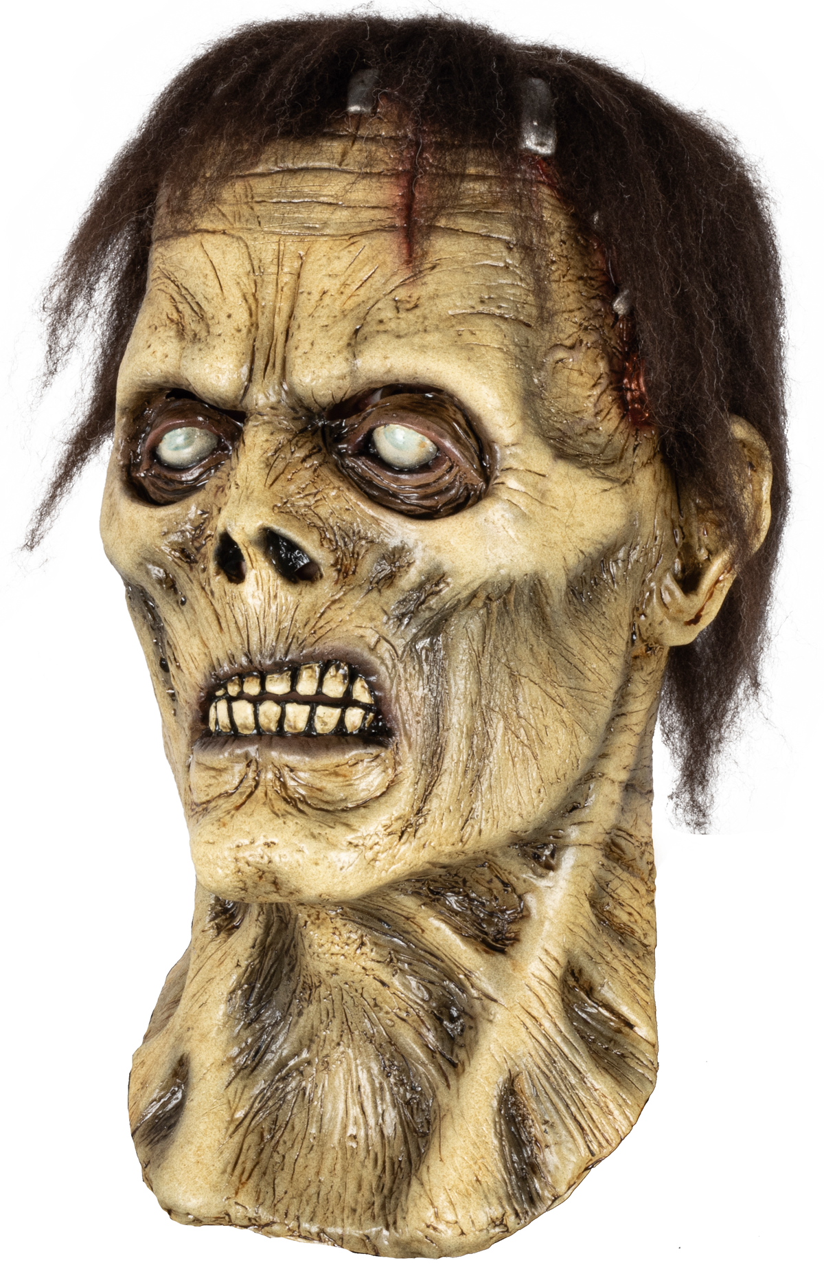 Máscara Señor Frank Ghoulish - Disfraz de Látex, Kanekalon para Halloween y Día de Muertos