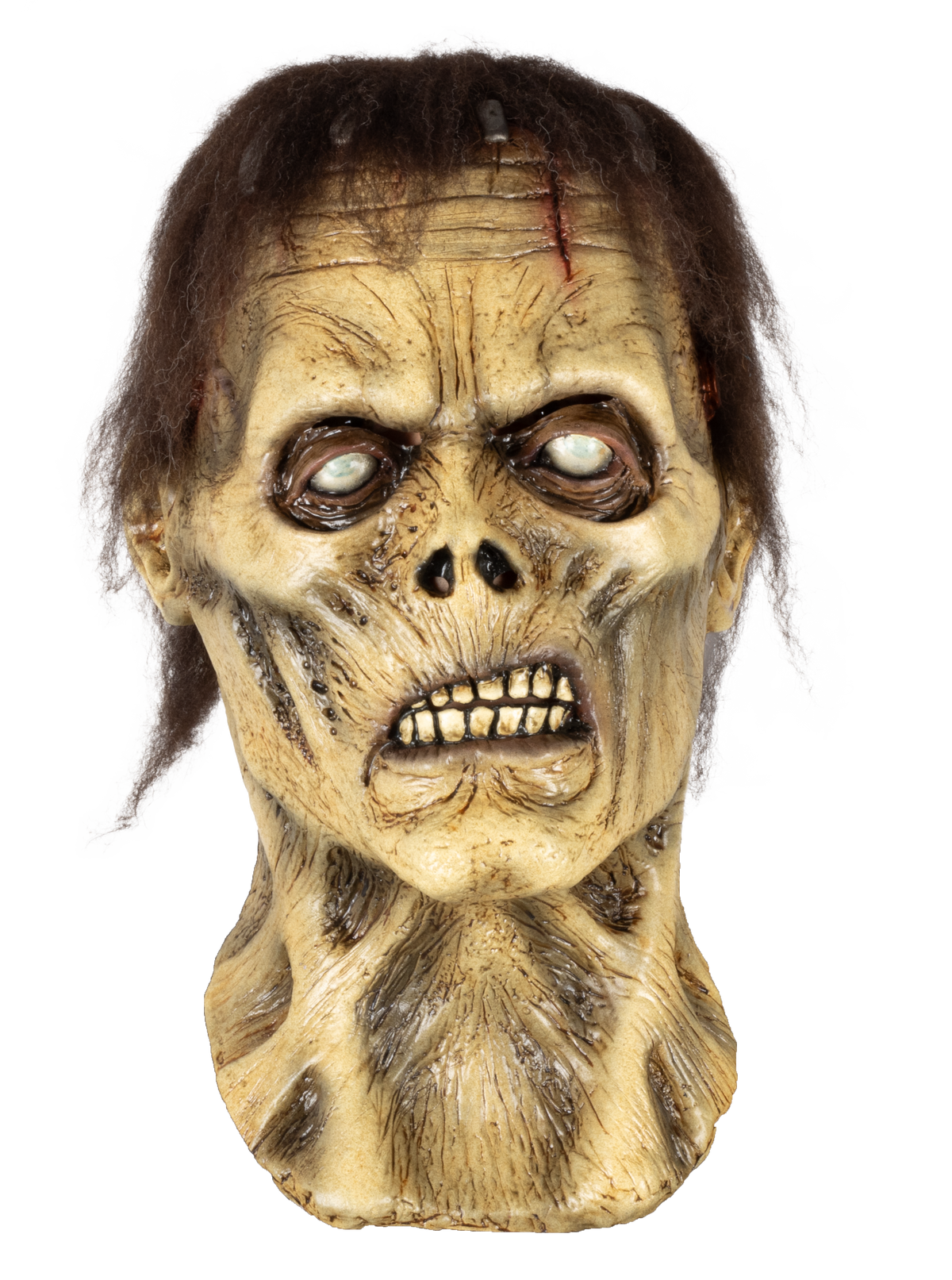 Máscara Señor Frank Ghoulish - Disfraz de Látex, Kanekalon para Halloween y Día de Muertos