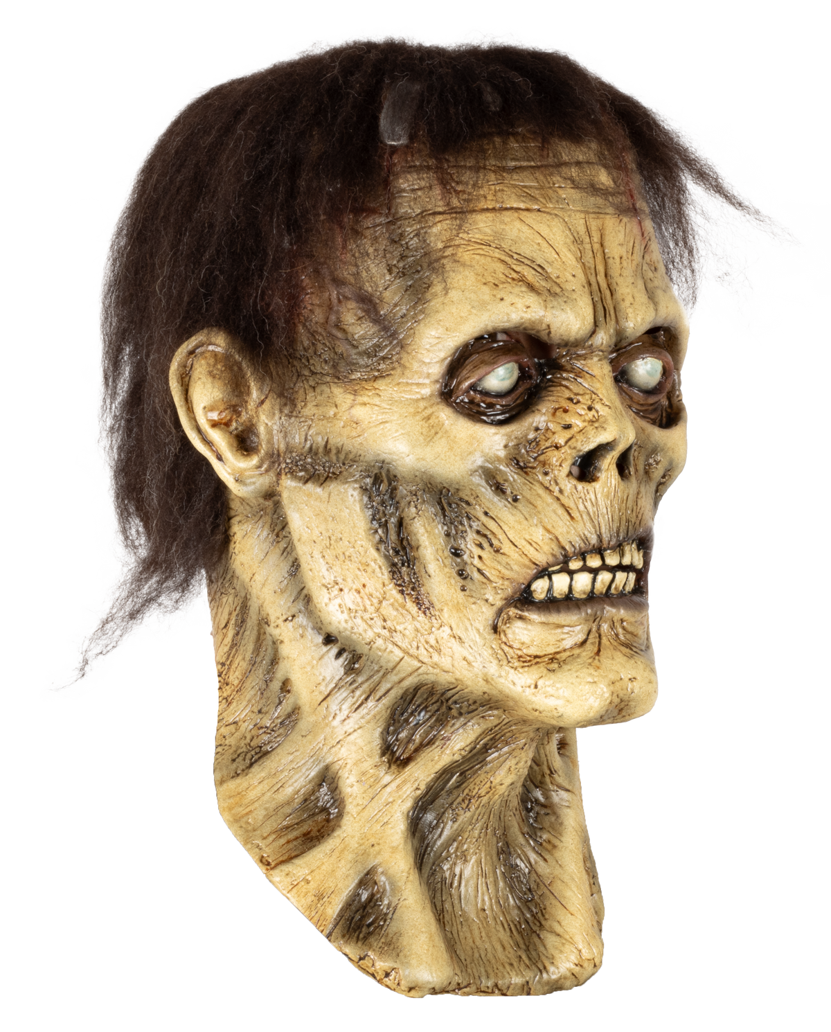 Máscara Señor Frank Ghoulish - Disfraz de Látex, Kanekalon para Halloween y Día de Muertos
