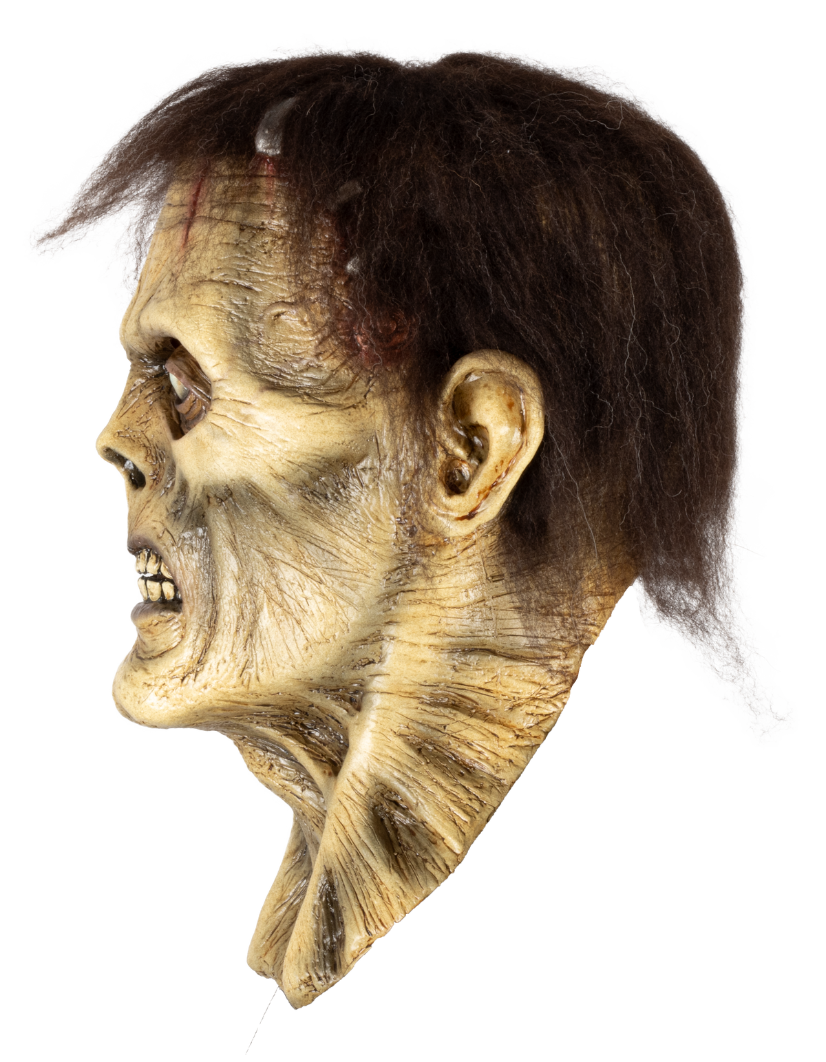 Máscara Señor Frank Ghoulish - Disfraz de Látex, Kanekalon para Halloween y Día de Muertos