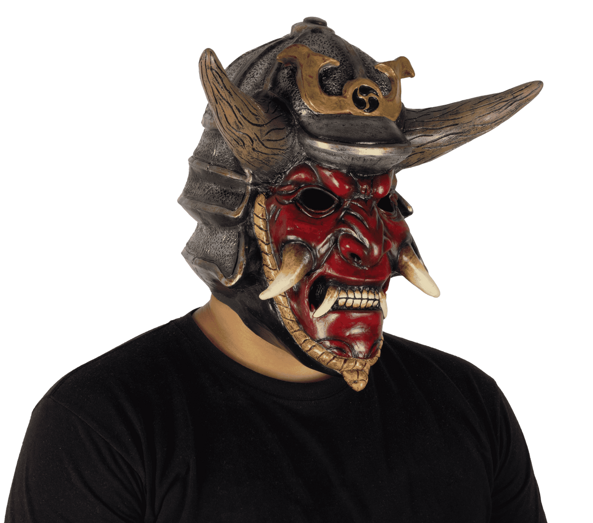 Máscara Poseído Samurai Ghoulish - Disfraz de Látex para Halloween y Día de Muertos