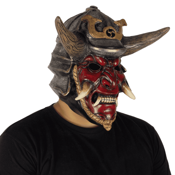 Máscara Poseído Samurai Ghoulish - Disfraz de Látex para Halloween y Día de Muertos