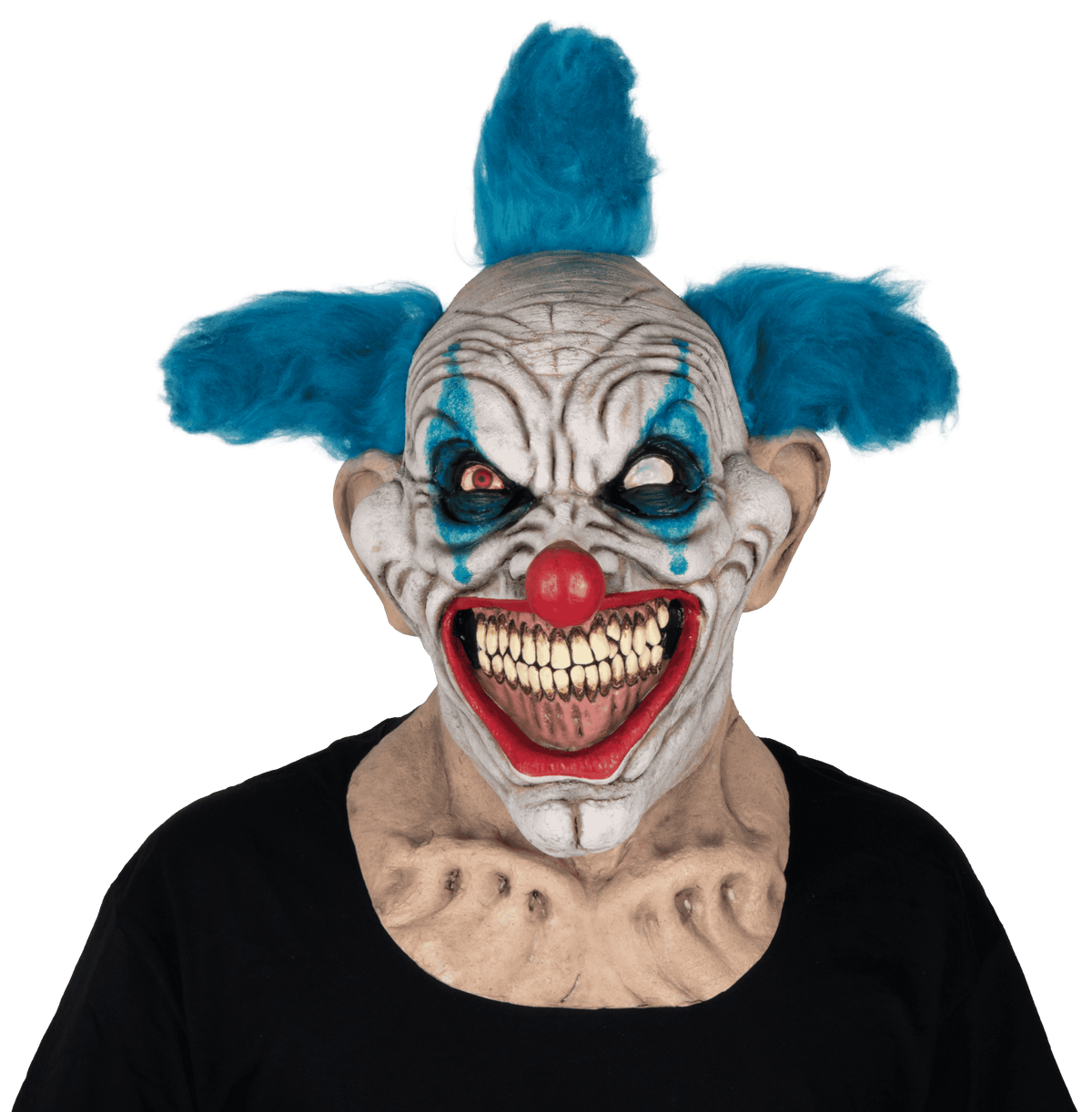 Máscara Malvado Arlequín Ghoulish - Disfraz de Látex, Peluche para Halloween y Día de Muertos