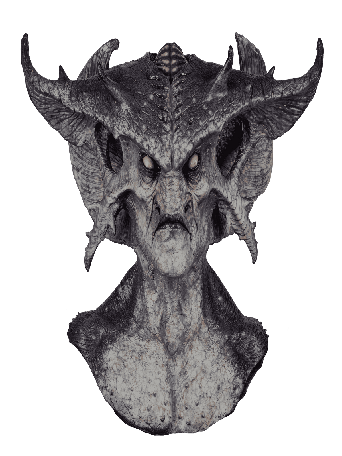 Máscara Warl'ord Ghoulish - Disfraz de Látex para Halloween y Día de Muertos