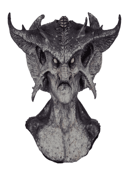 Máscara Warl'ord Ghoulish - Disfraz de Látex para Halloween y Día de Muertos