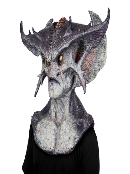 Máscara Warl'ord Ghoulish - Disfraz de Látex para Halloween y Día de Muertos