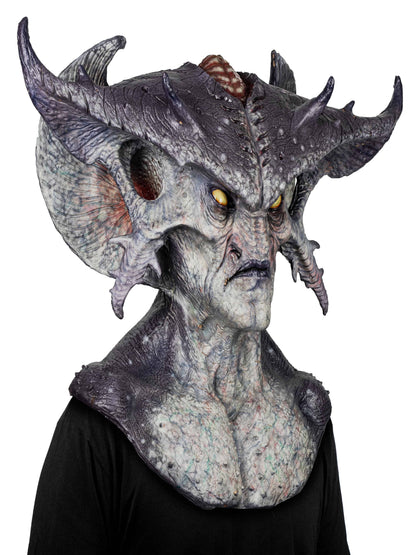 Máscara Warl'ord Ghoulish - Disfraz de Látex para Halloween y Día de Muertos