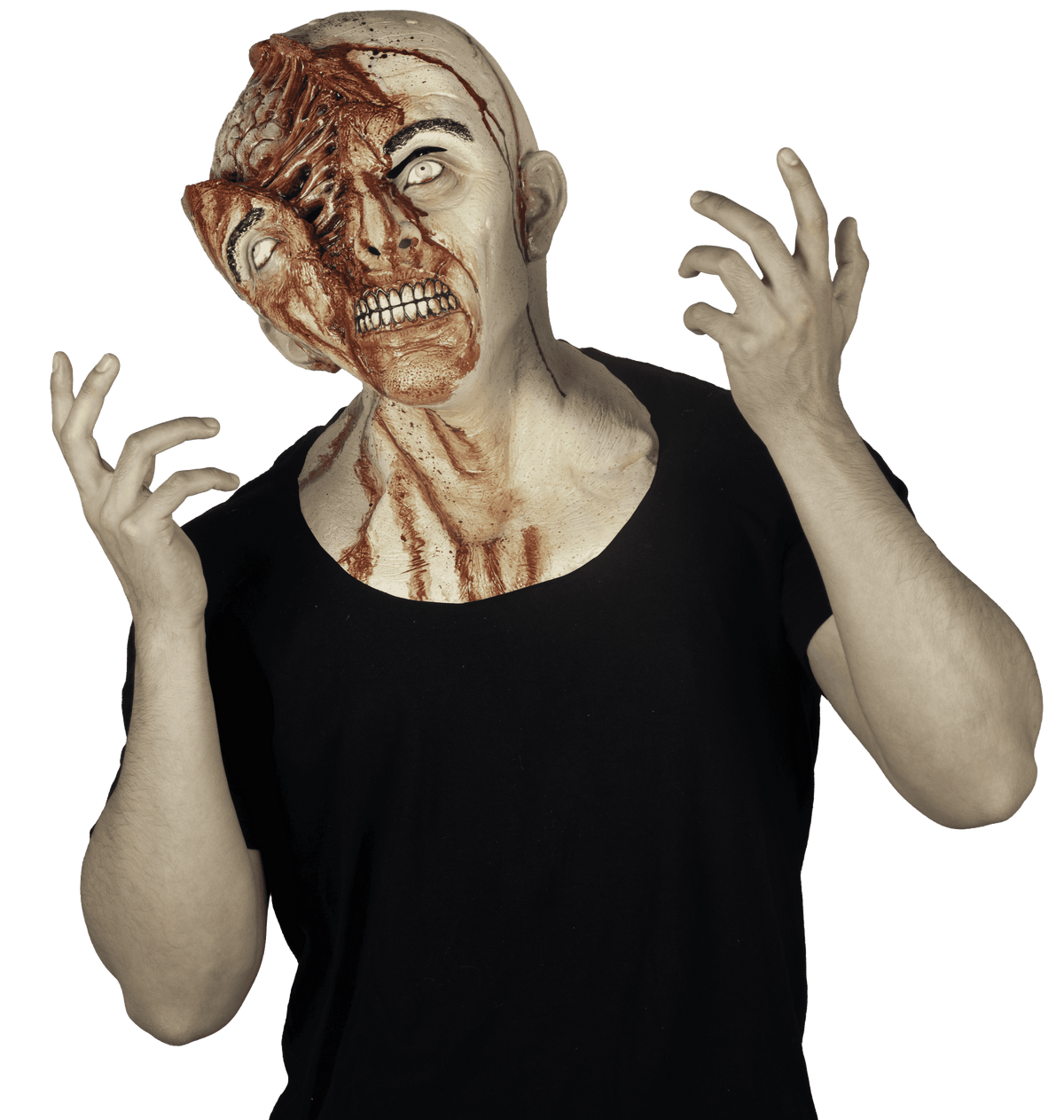Máscara Splitting Headache Ghoulish - Disfraz de Látex para Halloween y Día de Muertos