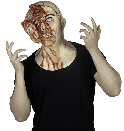Máscara Splitting Headache Ghoulish - Disfraz de Látex para Halloween y Día de Muertos