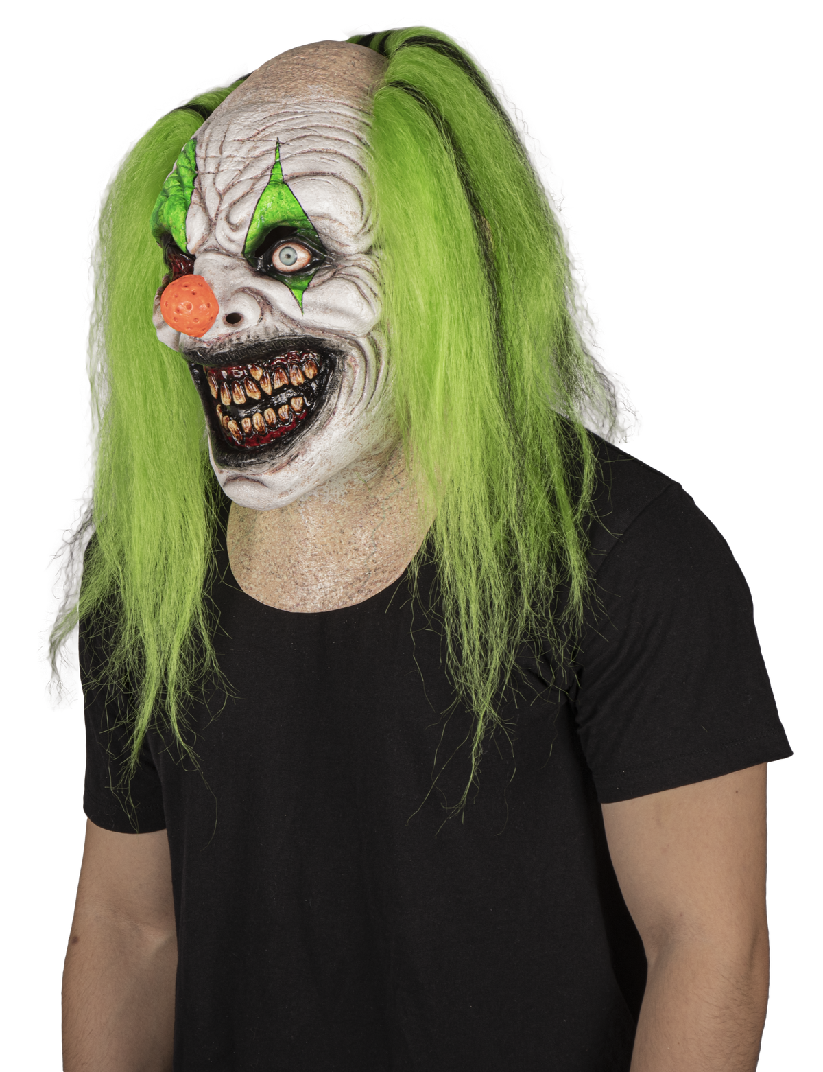Máscara Payaso Diabólico Ghoulish - Disfraz de Látex, Kankalon para Halloween y Día de Muertos