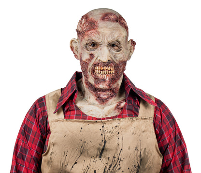 Máscara Zombi Hyper Ghoulish - Disfraz de Látex para Halloween y Día de Muertos