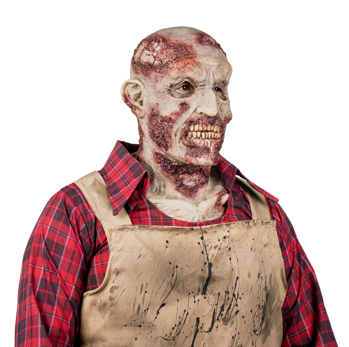 Máscara Zombi Hyper Ghoulish - Disfraz de Látex para Halloween y Día de Muertos